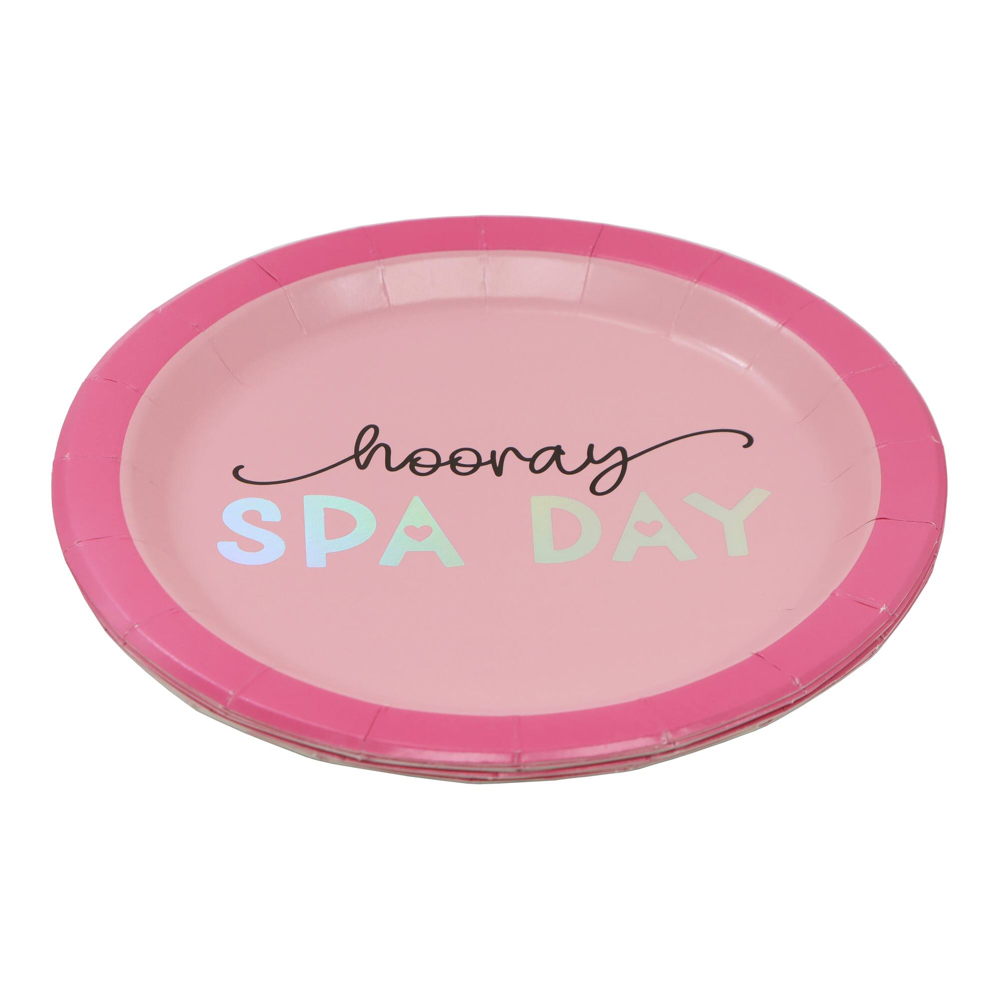 7" Spa Day Snack Plates, 8ct. by Celebrate It™